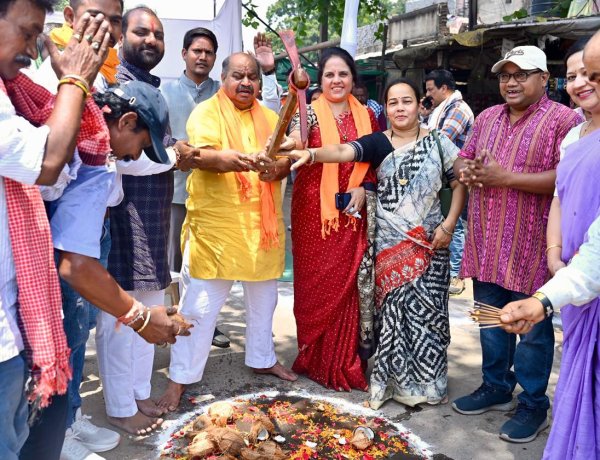 पुरंदर मिश्रा के नेतृत्व में लगातार विकास, रायपुर उत्तर को 60 लाख की सौगात