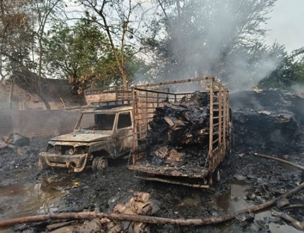 दुर्ग में एक रात में 4 जगह आग, दमकल टीम ने संभाला मोर्चा