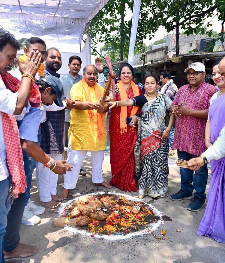 पुरंदर मिश्रा के नेतृत्व में लगातार विकास, रायपुर उत्तर को 60 लाख की सौगात