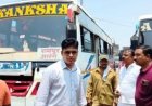 महासमुंद बस स्टैंड में आरटीओ द्वारा बसों का औचक निरीक्षण