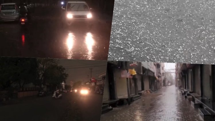 उत्तर भारत में मौसम का कहर: आंधी-बारिश और ओलावृष्टि से जनजीवन अस्त-व्यस्त