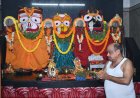 श्रद्धालुओं के साथ विधायक पुरन्दर मिश्रा ने की भगवान जगन्नाथ की पूजा-अर्चना, 108 कलशों से हुआ दिव्य महाअभिषेक