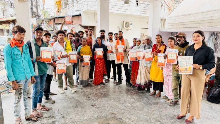 गुरु गोविंद सिंह वार्ड क्रमांक 29 में सफाई मित्रों हेतु लू एवं गर्मी से बचाव जागरूकता अभियान आयोजित