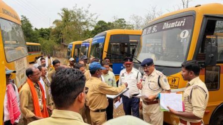 नए शैक्षणिक सत्र के साथ स्कूली वाहनों की विशेष जांच, 14 वाहनों में मिली खामियां