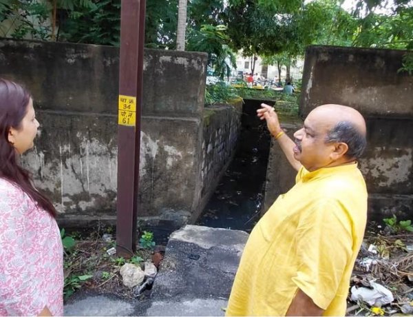 राजा तालाब क्षेत्र में जलभराव की सूचना मिलते ही मौके पर पहुंचे, विधायक पुरन्दर मिश्रा अधिकारियों को दिए तत्काल कार्रवाई के निर्देश