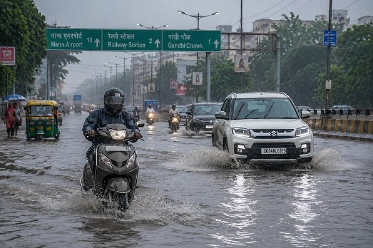 सावन के पहले दिन झमाझम बारिश: रायपुर में जुलाई का नया रिकॉर्ड, आज से बारिश में कमी के आसार