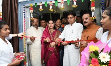 राजस्व मंत्री टंकराम वर्मा ने सारंगढ़ में विभिन्न भवनो का किया लोकार्पण