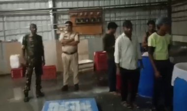 आधी रात वैद्य फूड में प्रशासन की दबिश, 200 किलो पनीर जब्त