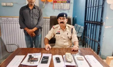 ₹12 लाख के जेवर लूटकांड का फरार आरोपी गिरफ्तार, पिस्टल-कारतूस और नकदी बरामद