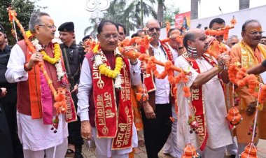 कांवड़ यात्रा में शामिल हुए सीएम साय, भगवान शिव का किया जलाभिषेक