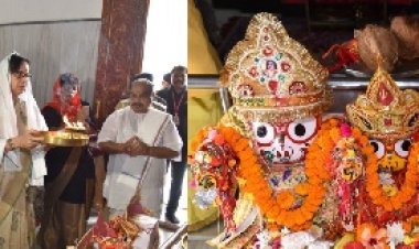 रक्षाबंधन पर राज्यपाल रमेन डेका ने भगवान जगन्नाथ के दर्शन कर बांधा रक्षासूत्र