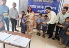 " विश्व साक्षरता दिवस के अवसर पर रोटरी क्लब ऑफ  रायपुर और BNI Icons द्वारा  स्टेशनरी सामग्री  वितरित "