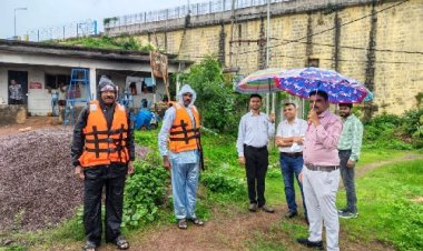 गंगरेल जलाशय में सुरक्षा व्यवस्था सुदृढ़, दो सैनिक सुरक्षा सामग्री के साथ तैनात