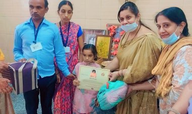 विश्व हृदयदिवस **के अवसर पर *प्रत्युषा फाउंडेशन रायपुर छत्तीसगढ़ द्वारा सत्यसांई हॉस्पिटल नया रायपुर छत्तीसगढ़ में नव्य हृदयास्पर्शी कार्यक्रम का आयोजन