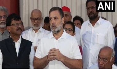 इंडिया ब्लाक की प्रेस कॉन्फ्रेंस में बोले राहुल गांधी, लोकतंत्र को बचाना एकमात्र लक्ष्य, पूरा विपक्ष एकजुट