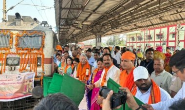 रामलला के दर्शन के लिए बिलासपुर संभाग के 850 श्रद्धालु अयोध्या धाम रवाना