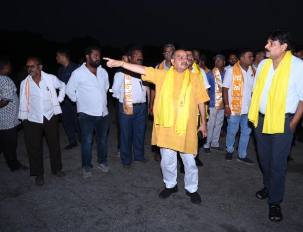 WRS दशहरा मैदान में गूंजेगा जय श्रीराम का जयघोष, भव्य दशहरा महोत्सव की तैयारियों का विधायक पुरन्दर मिश्रा ने लिया जायजा