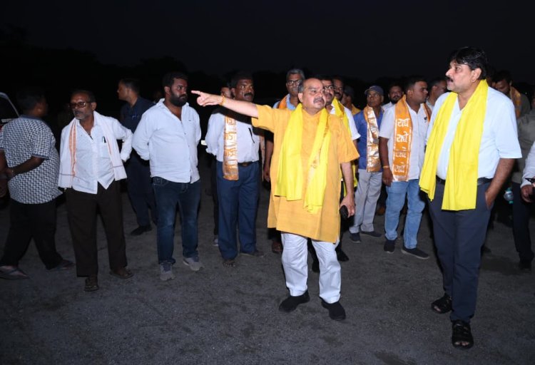 WRS दशहरा मैदान में गूंजेगा जय श्रीराम का जयघोष, भव्य दशहरा महोत्सव की तैयारियों का विधायक पुरन्दर मिश्रा ने लिया जायजा