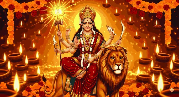 मां दुर्गा की आराधना के साथ शारदीय नवरात्र पर्व का शुभारंभ